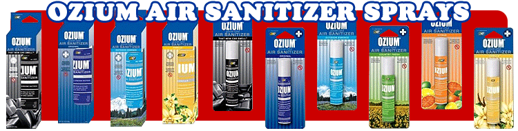 Ozium Air Sanitizer Sprays