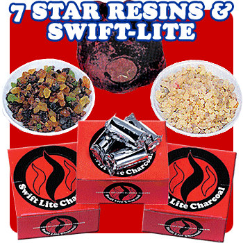 Seven Star Resins & Swift Lite Charcaol